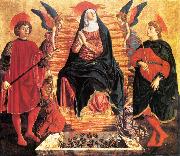 Andrea del Castagno Our Lady of the Assumption with Sts Miniato and Julian oil painting picture wholesale